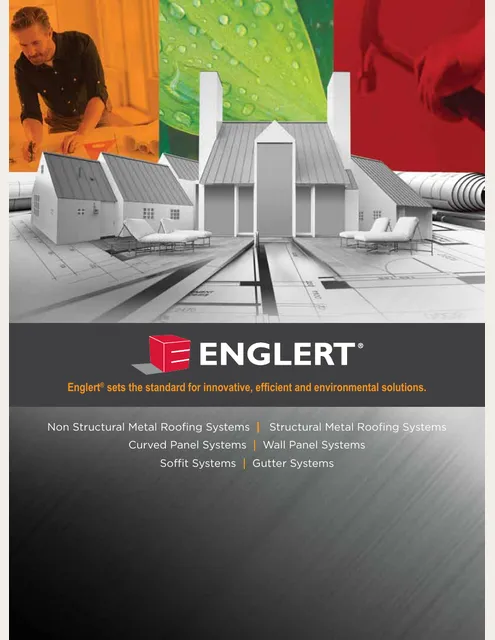 Englert standing-seam metal roofing profile and coil system specifications