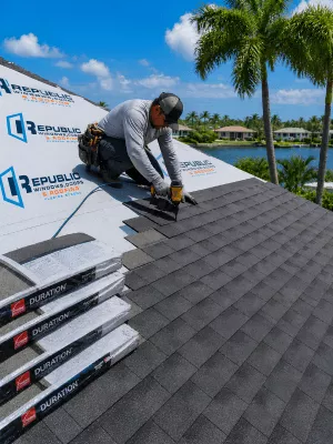 shingle roof replacement in South FL