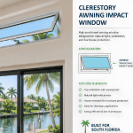 Awning Impact Windows South Florida 12 Clerestory Awning Impact Window