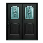 Double Fiberglass Impact Entry Door South Florida