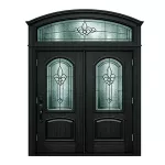Fiberglass Impact Door with Transom South Florida