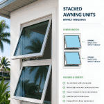 Awning Impact Windows South Florida 11 Stacked Awning Units