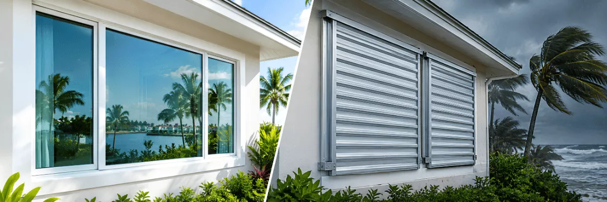 Impact Windows vs. Hurricane Shutters