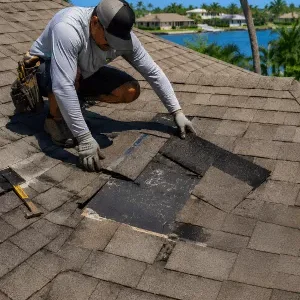 shingle roofing repair in South Florida