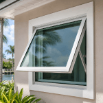Impact Windows Doors and Roofing in Palm Beach Gardens 26 Standard Single-Sash Awning Impact Window South Florida